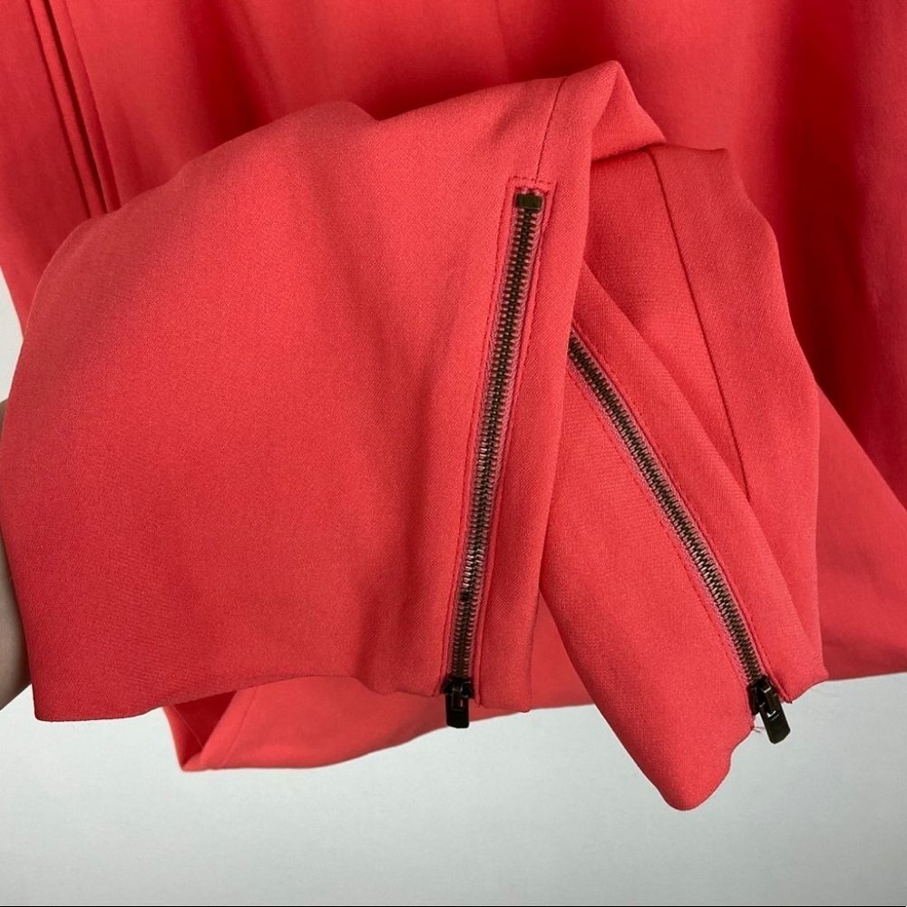 Stella McCartney‎ Tamara Trousers Coral Red Womens Size 38 or US Size 4 Pants - Picture 7 of 15